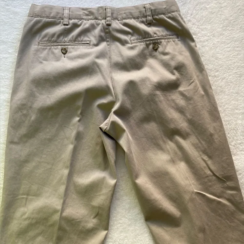 Merona Chino Pants The Ultimate Khaki Tan‎ Size 33x30 Classic Fit 100% Cotton